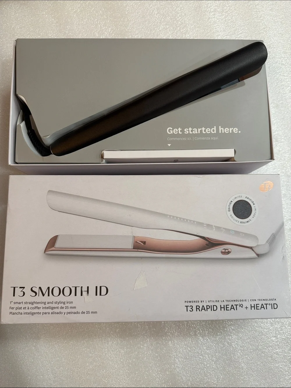 T3 Smooth ID 1” Flat Iron with touch interface